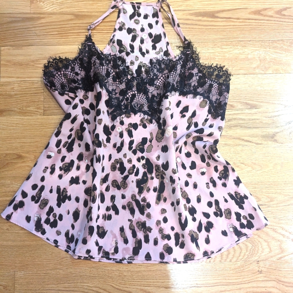 Leopard print cami- size small